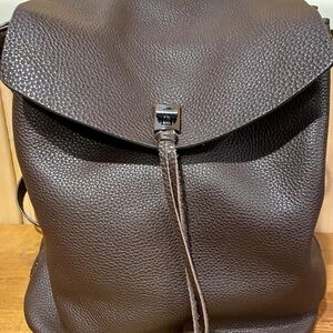 Rebecca Minkoff Rich Brown Leather Bag. Backpack. Large Purse. Preowned.